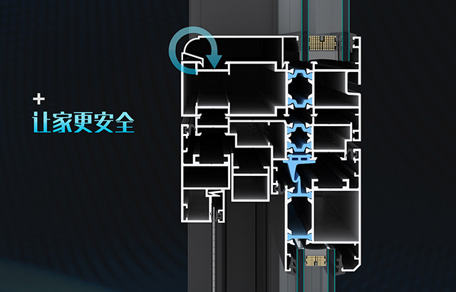 ZJP110断桥窗纱一体内外平